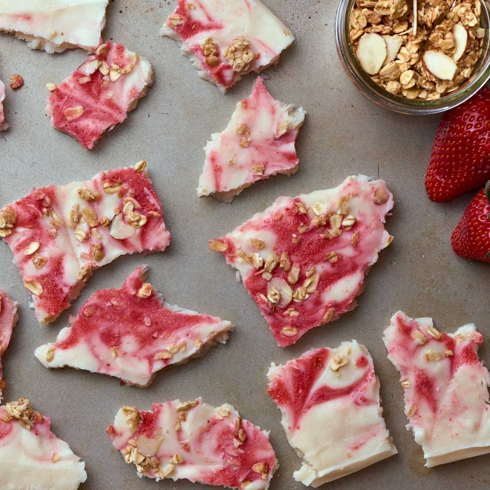 Frozen Yogurt Bark 