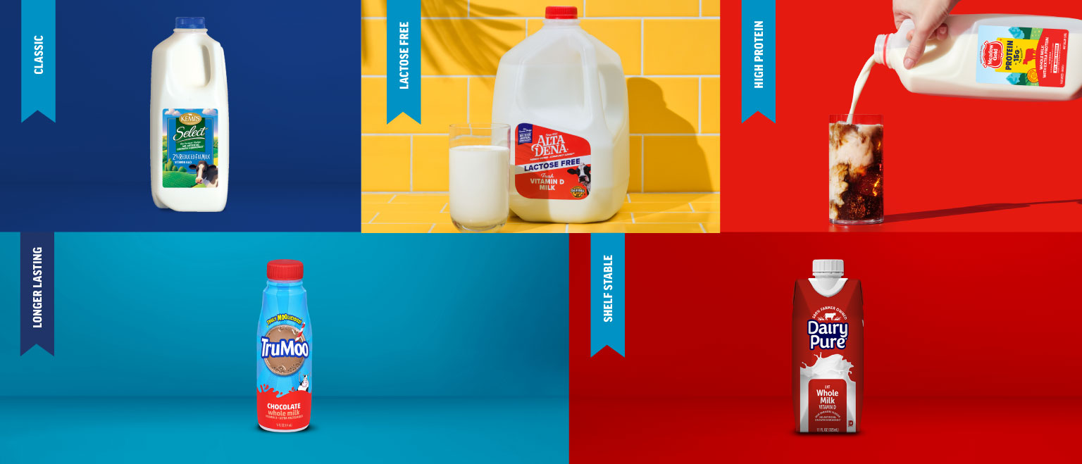 A QUICK GUIDE TO MILK OPTIONS THAT FIT TODAY’S LIFESTYLES