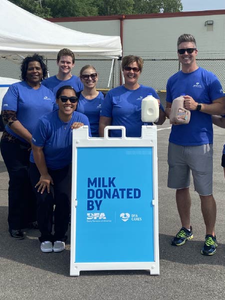 At DFA, people come together to donate milk, helping local food pantries meet a real need in their communities. 