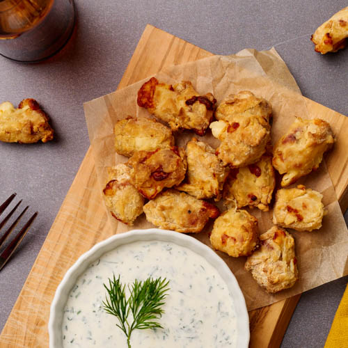 Air Fryer Beer-Battered Cheese Curds 