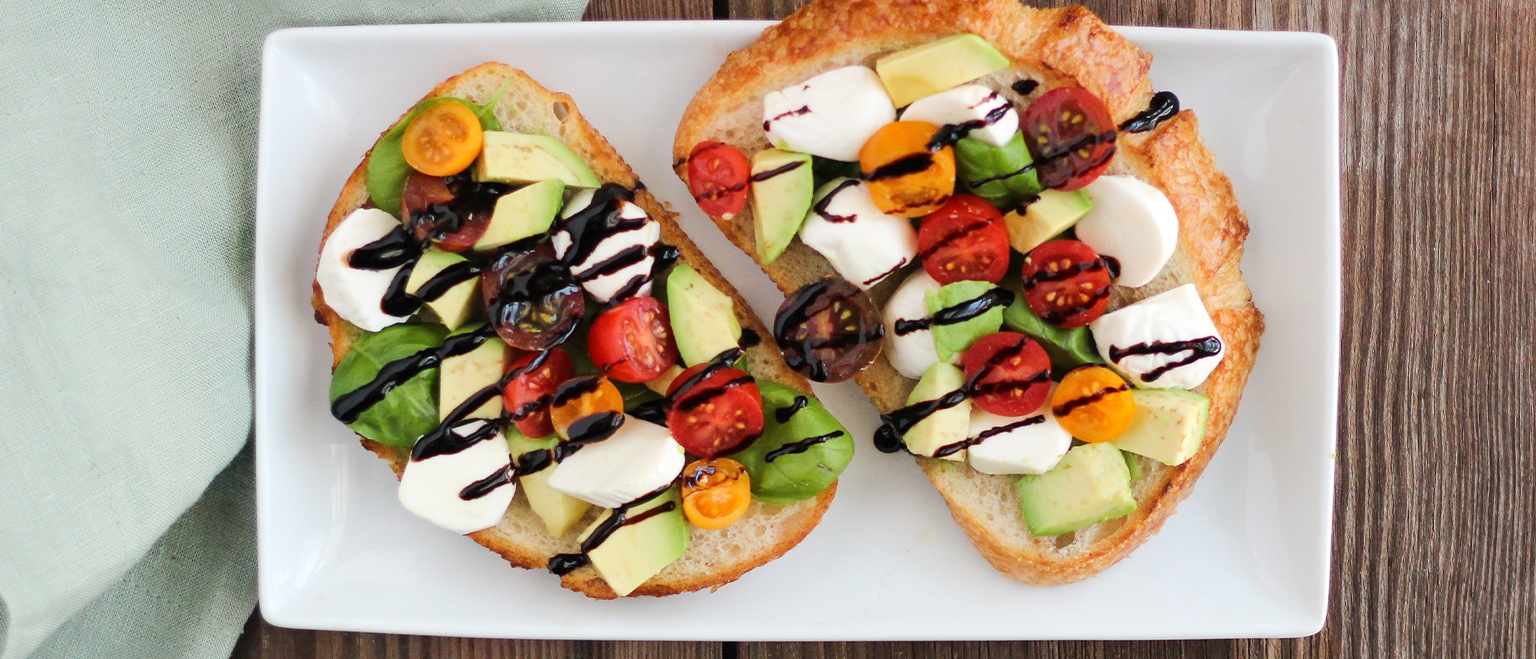 Caprese Avocado Toast